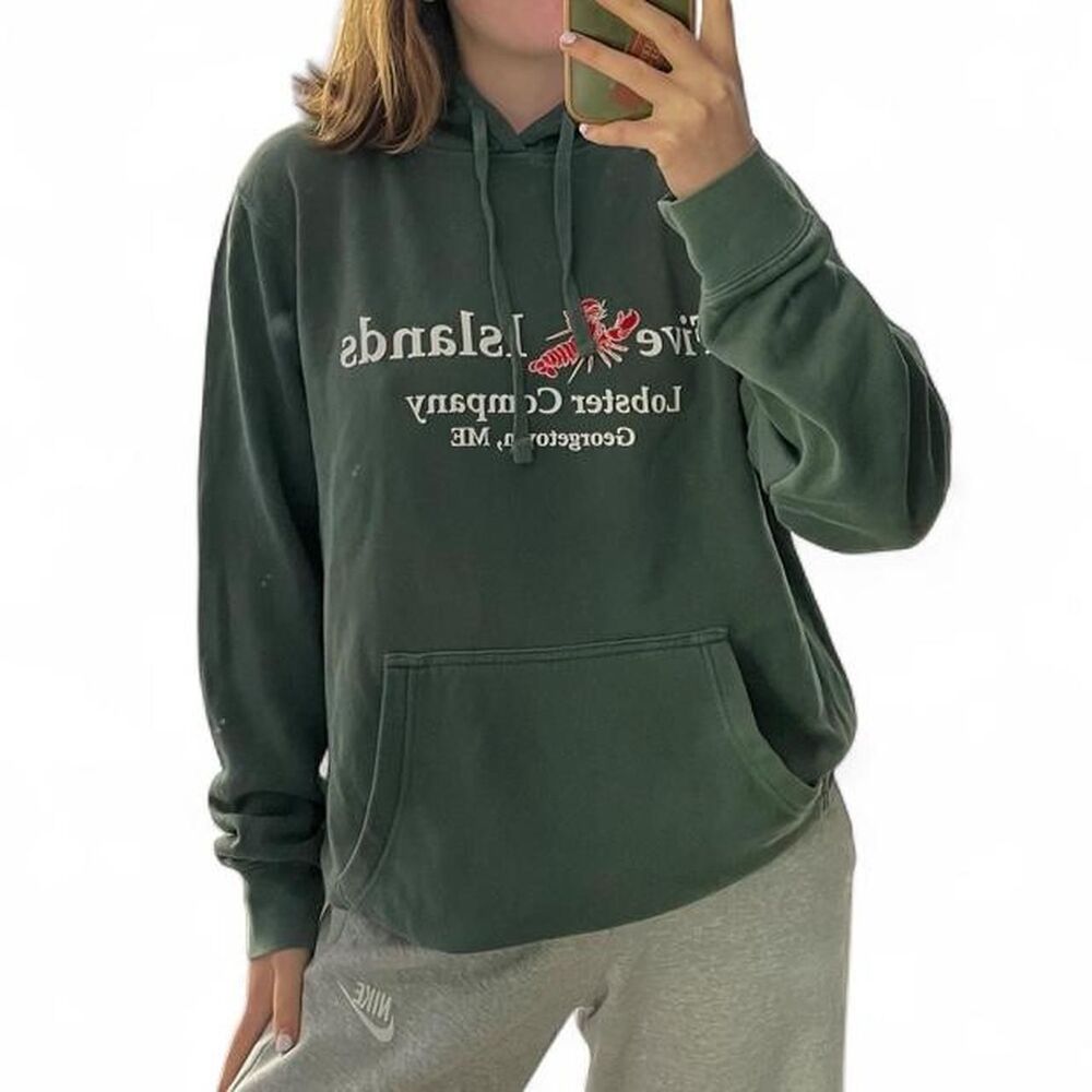 Red Lobster Women's Green Hoodie